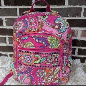 Pink and green Vera Bradley Backpack